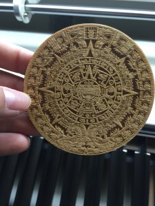 6090 laser big red aztec engraving 2