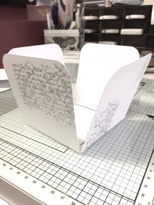 silver&white box card