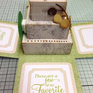 nature box card acorn