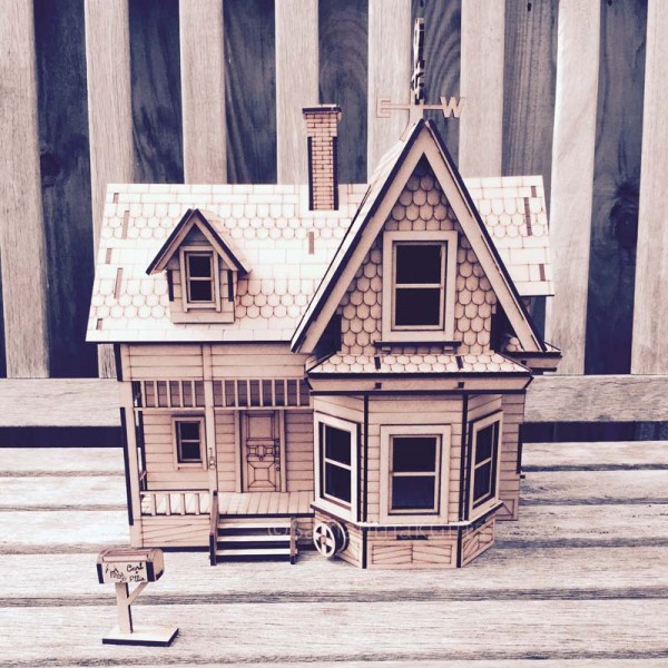 UP House detailed MDF model Kit - DIY - Samantha K GiftsSamantha K Gifts