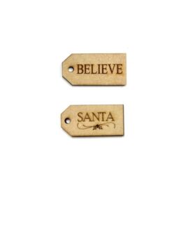 santa and believe tag
