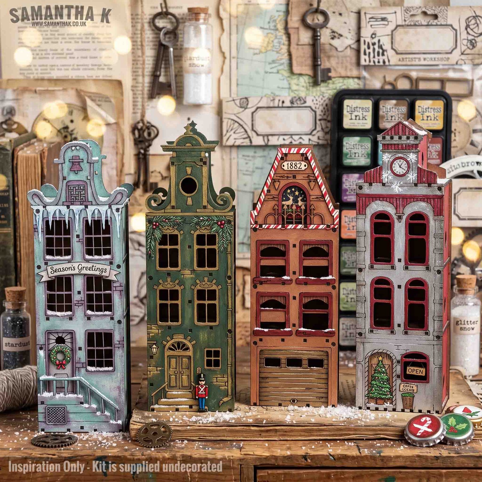 MDF Advent Houses - Model houses - DIY - Image 3
