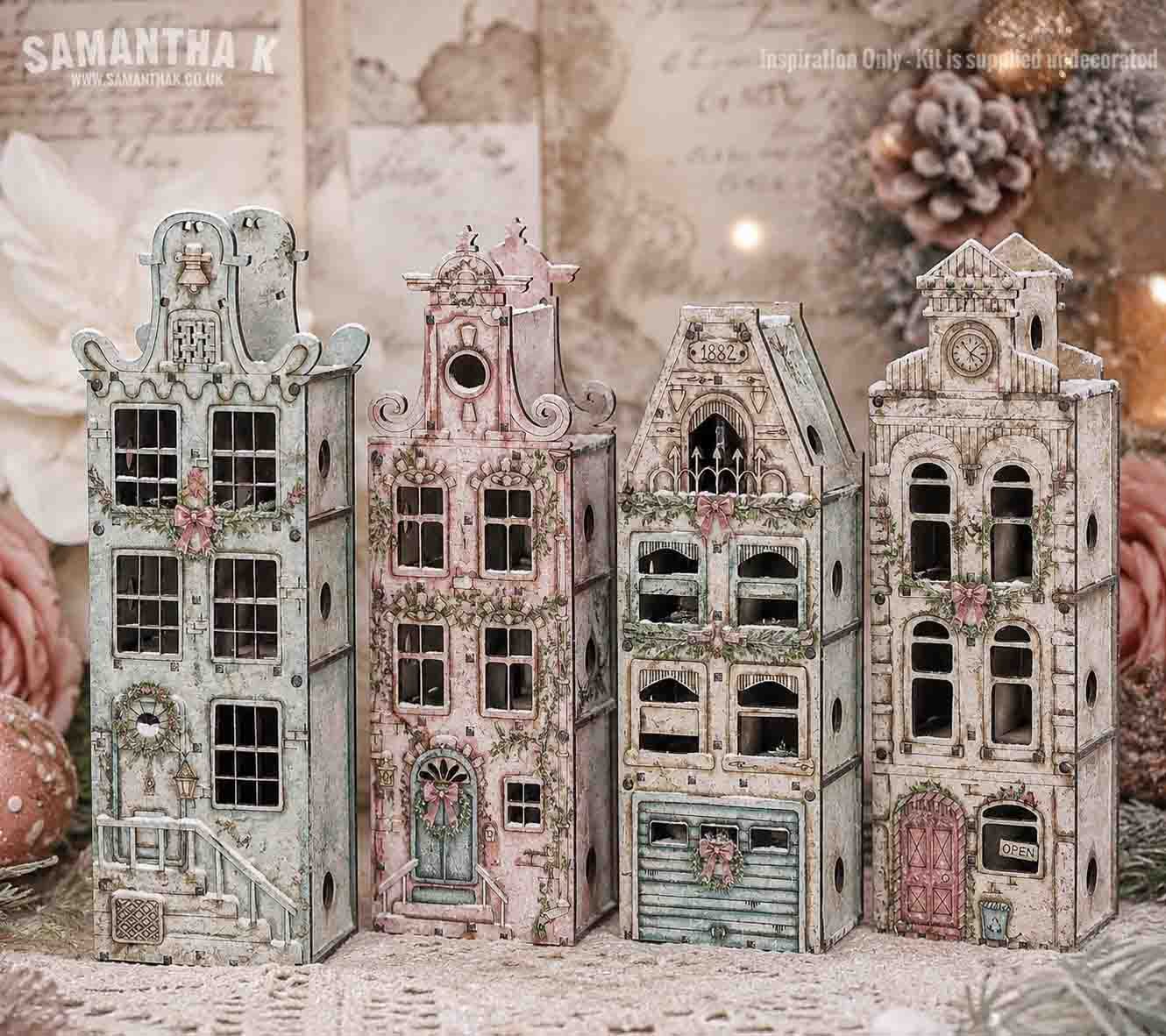 MDF Advent Houses - Model houses - DIY - Image 5