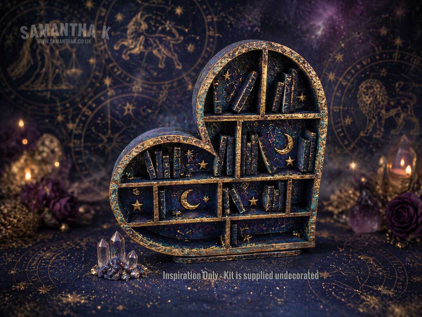 Standing heart shelf w