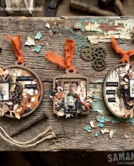 Multi-Shape Framed Tag Set (4 layered tags - 12 pieces total)