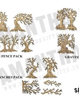 MDF Skeleton Tree Collections (3 packs to choose from)
